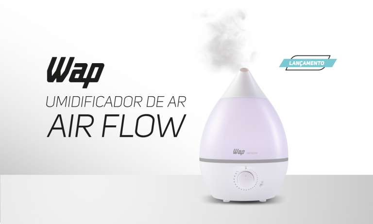 Mais sade para a sua vida com o Umidificador de ar WAP Air Flow